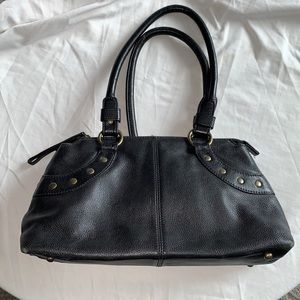 Hobo International Black Leather studded Bag